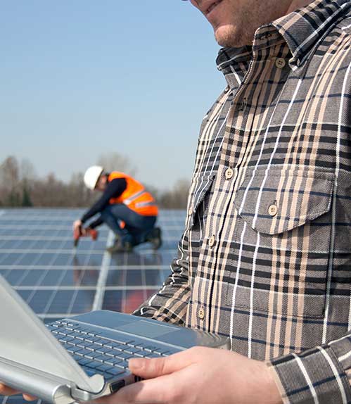 Monitoring de la production d'une installation solaire
